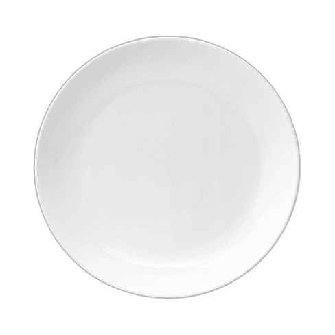 White Porcelain Dinner Plate