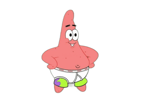 Happy Patrick Star Cartoon Spongebob