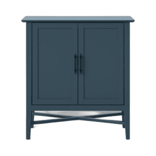 Impressive Storage Cabinet With Navy Color