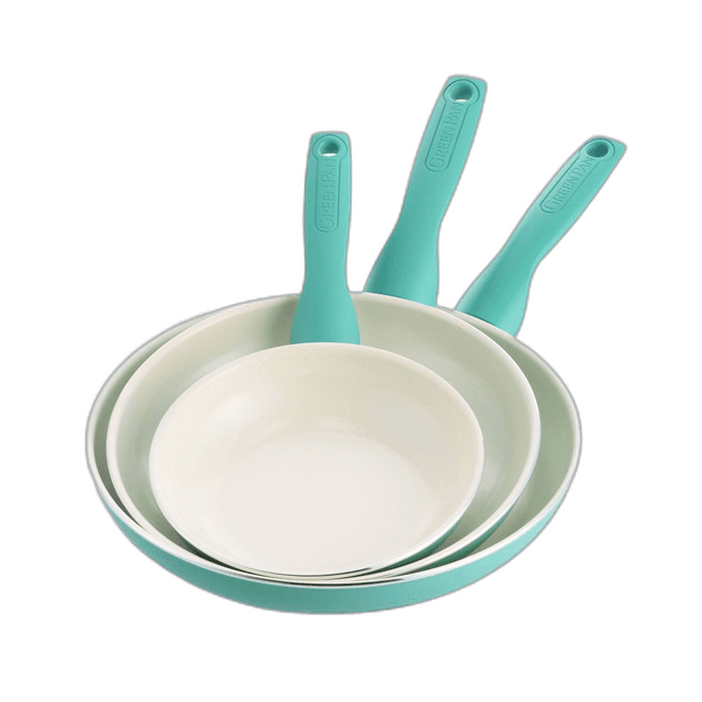 Turquoise Ceramic Nonstick Frypan
