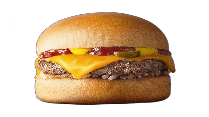 Delicious Cheeseburger With Meat