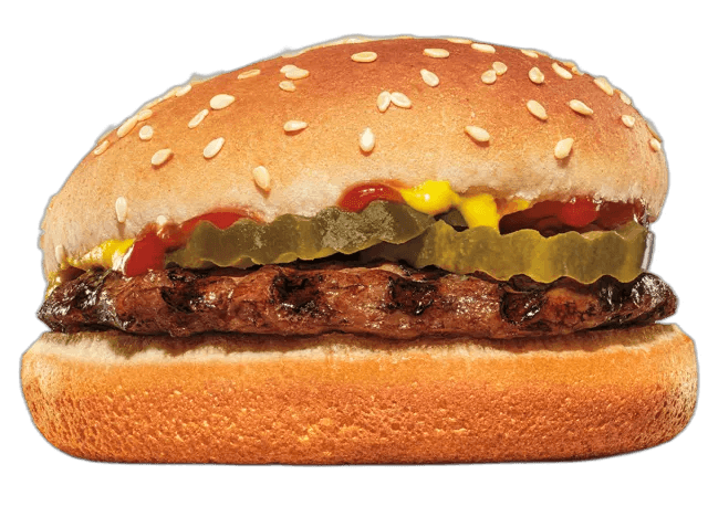 Big Hamburger With Cheese and Sauce