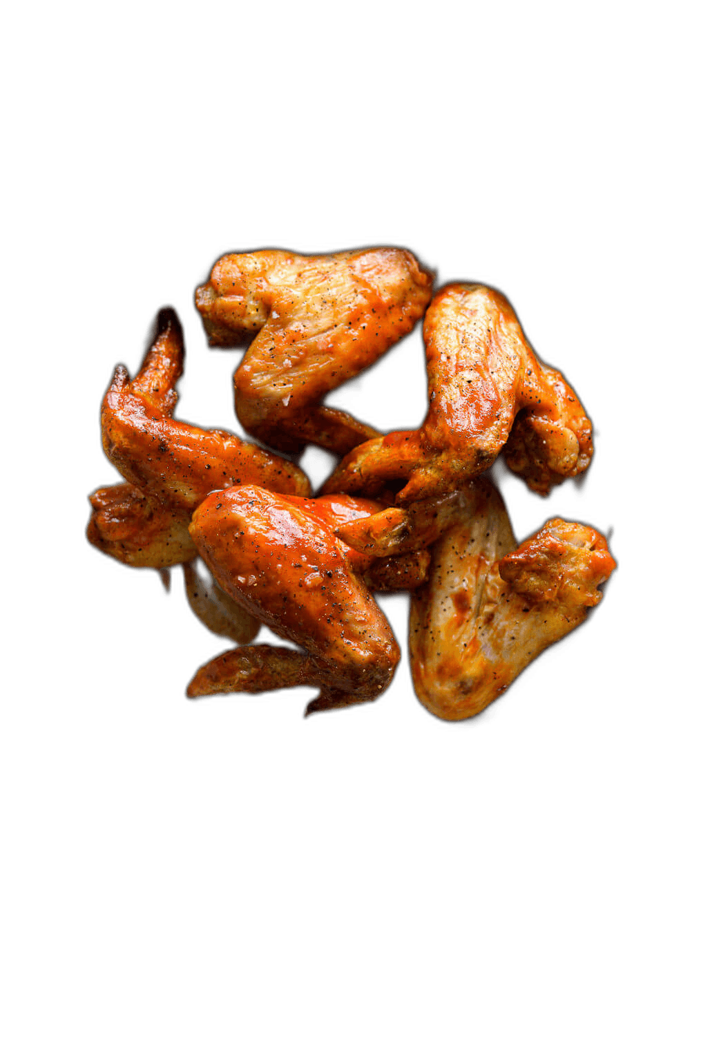 Fryer BBQ Chicken Wings Food