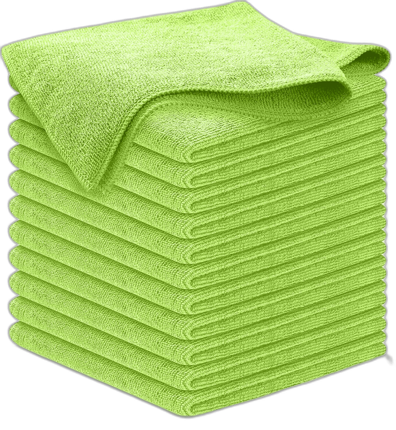 Light Green Microfiber Cleaning Cloth