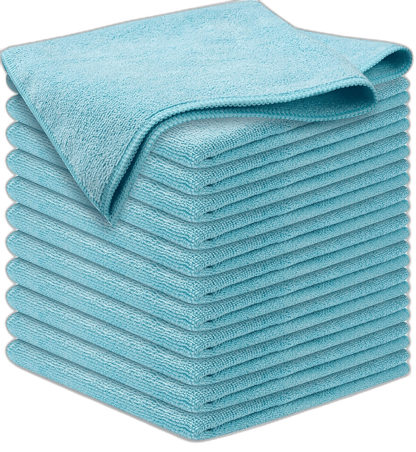 Blue Microfiber Cleaning Cloth Towel