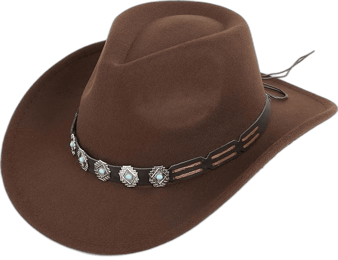 Western Brown Cowboy Hat