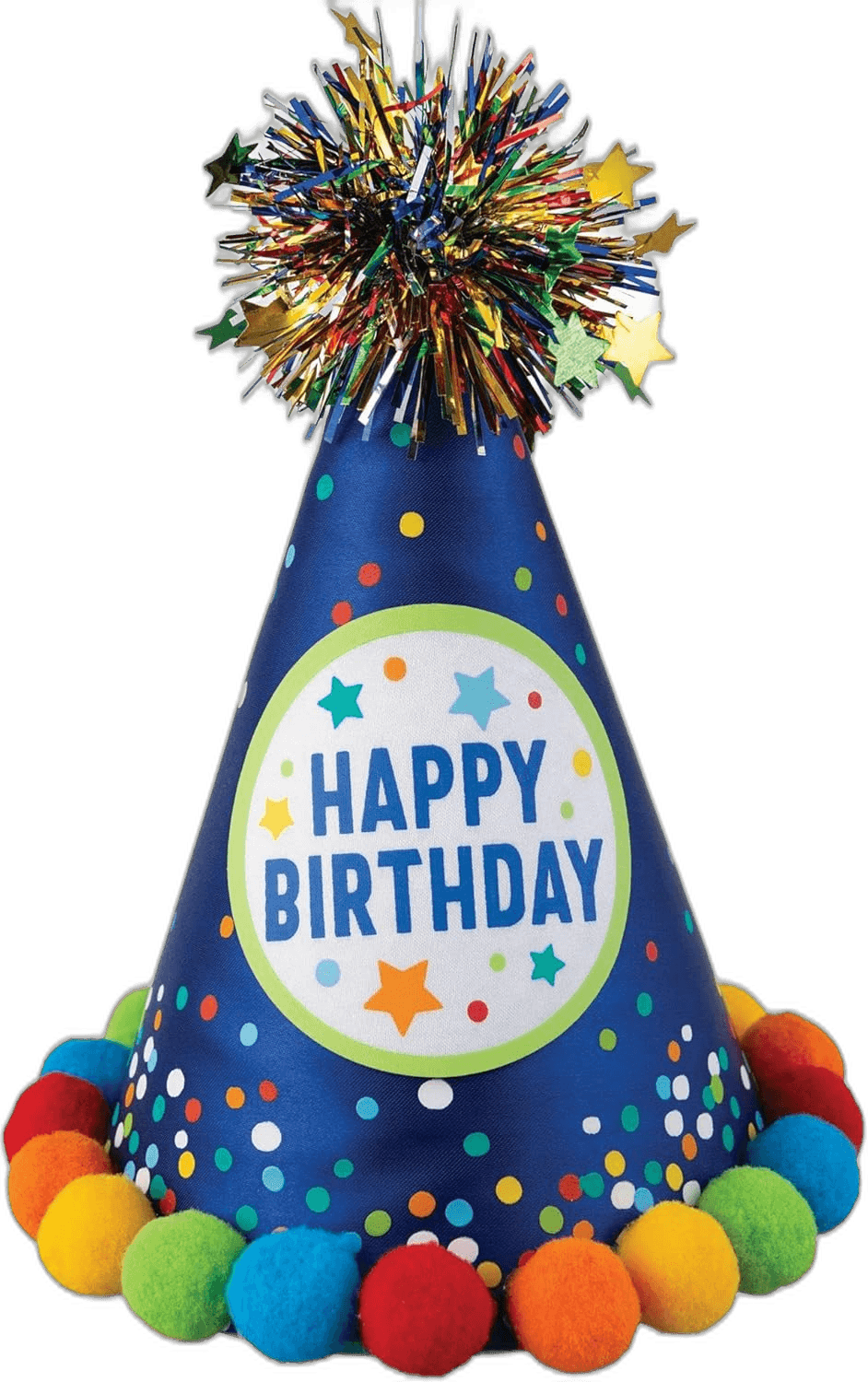 Beautiful Multicolor Birthday Cone Hat