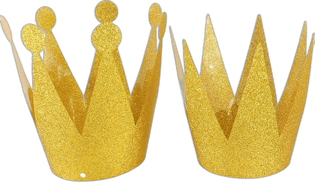 Gold Party Birthday Crowns For Kids