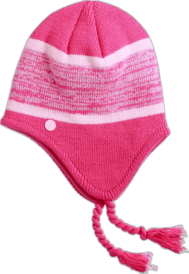 Pink Peruvian Hat With Ear Flap