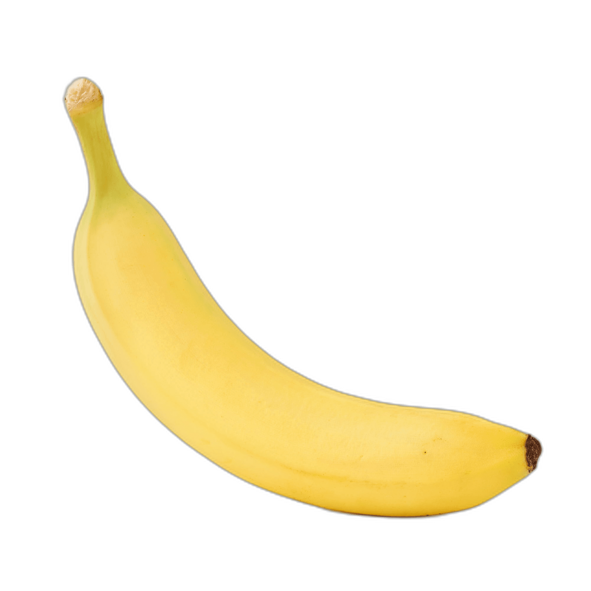 Single Fresh Yellow Banana Fruit