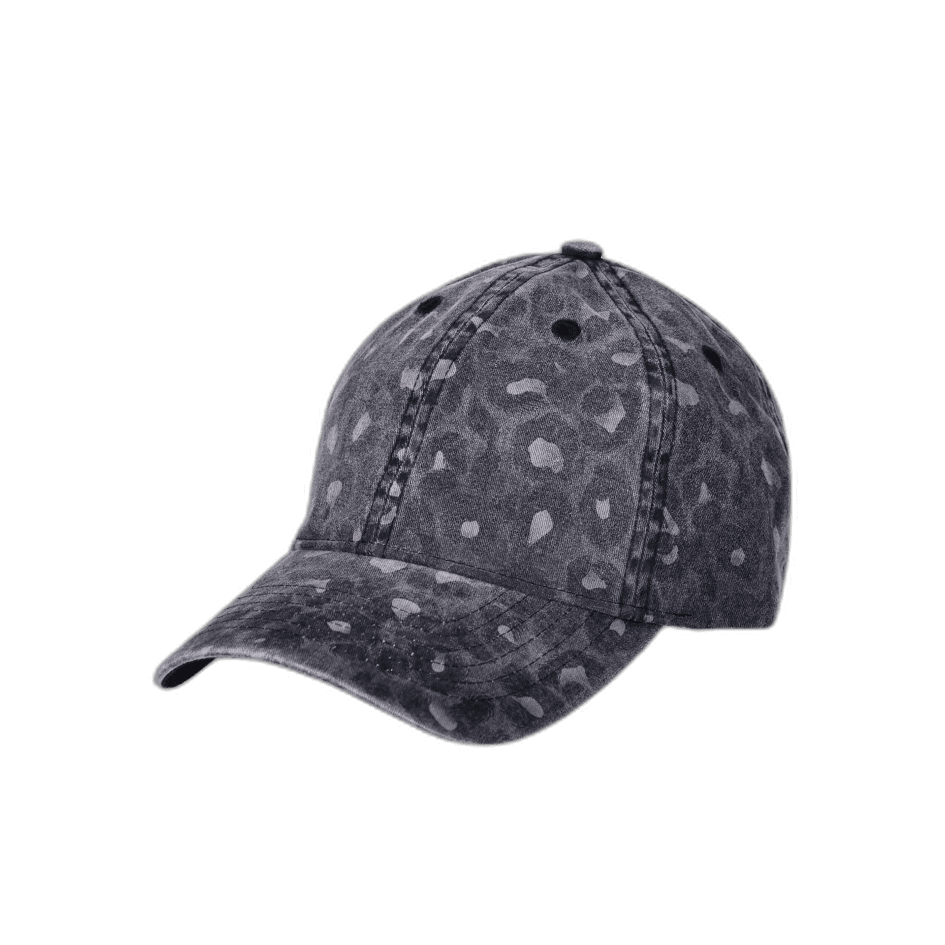 Black Leopard Baseball Hat For Women