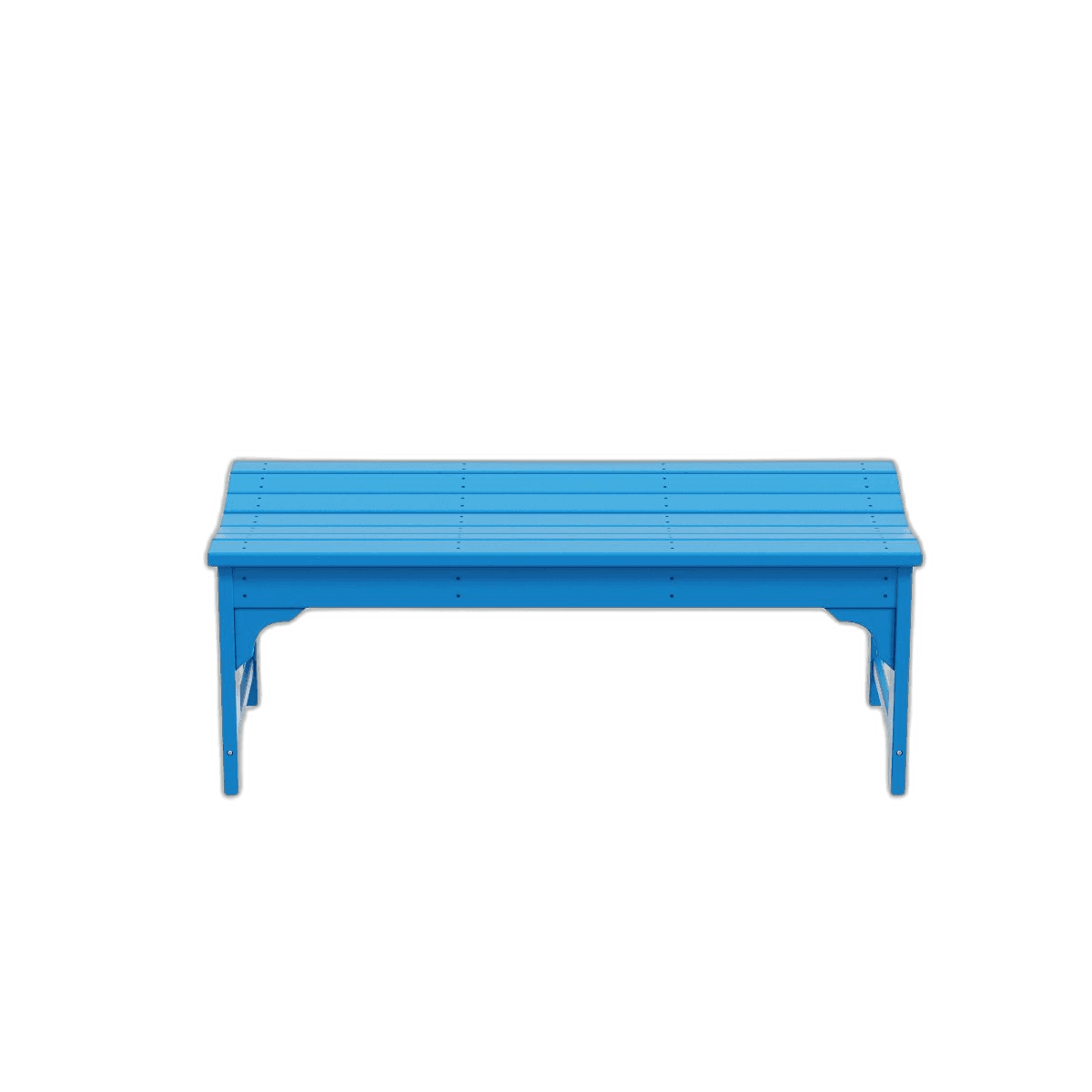 Blue Outdoor Bench For Patio Garden