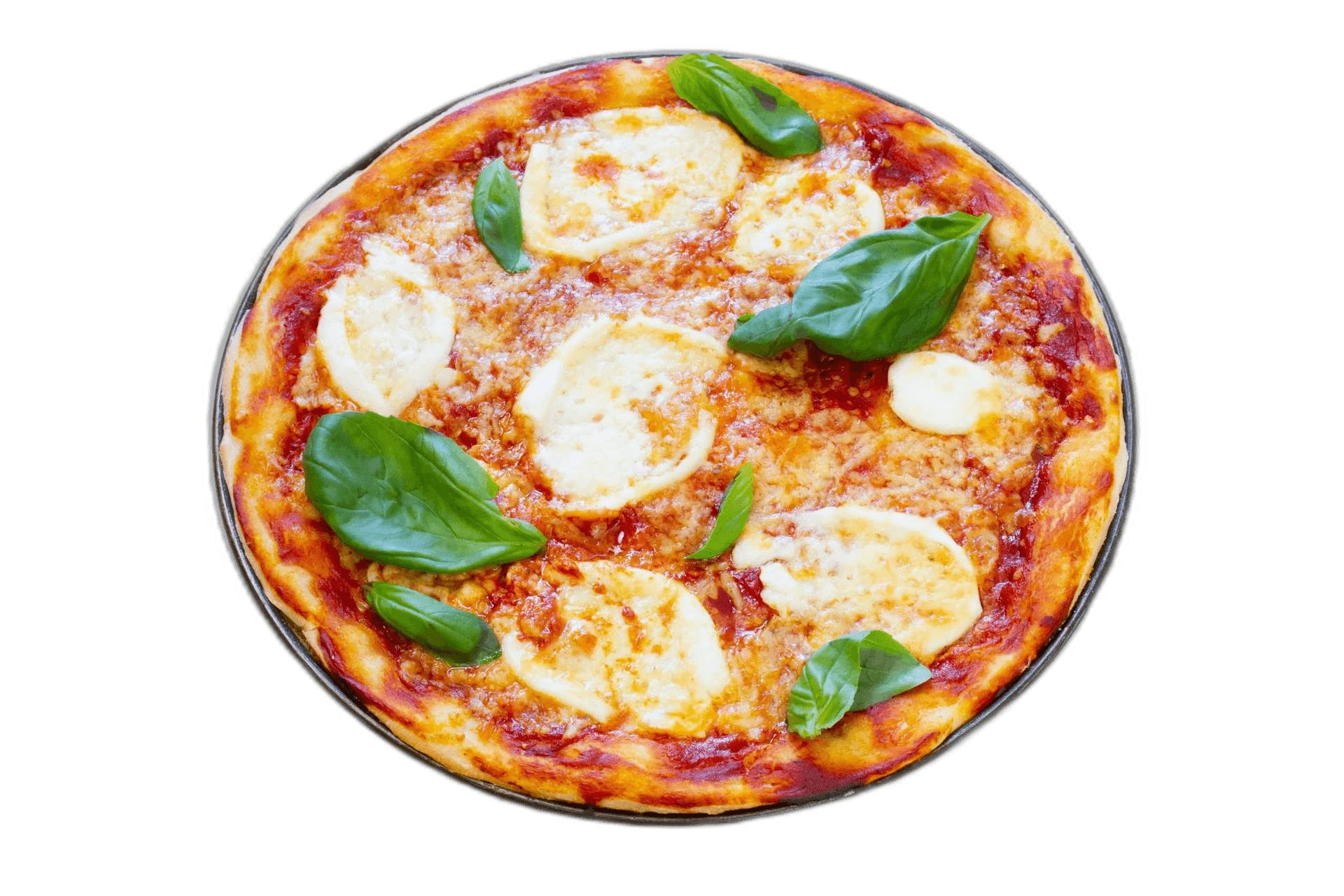 Tasty Pizza Margherita With Tomato Sauce