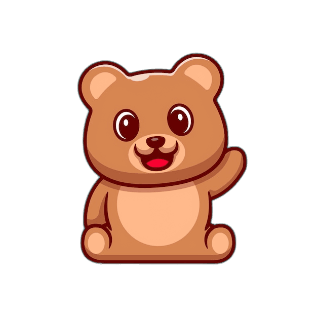 Cute Teddy Bear Illustration Brighten Your Day