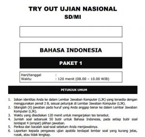 45+ Kunci Jawaban Simulasi Ujian Nasional Bahasa Indonesia Paket 1 Pictures